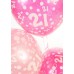 3 Balloon Centrepiece - 21st Birthday